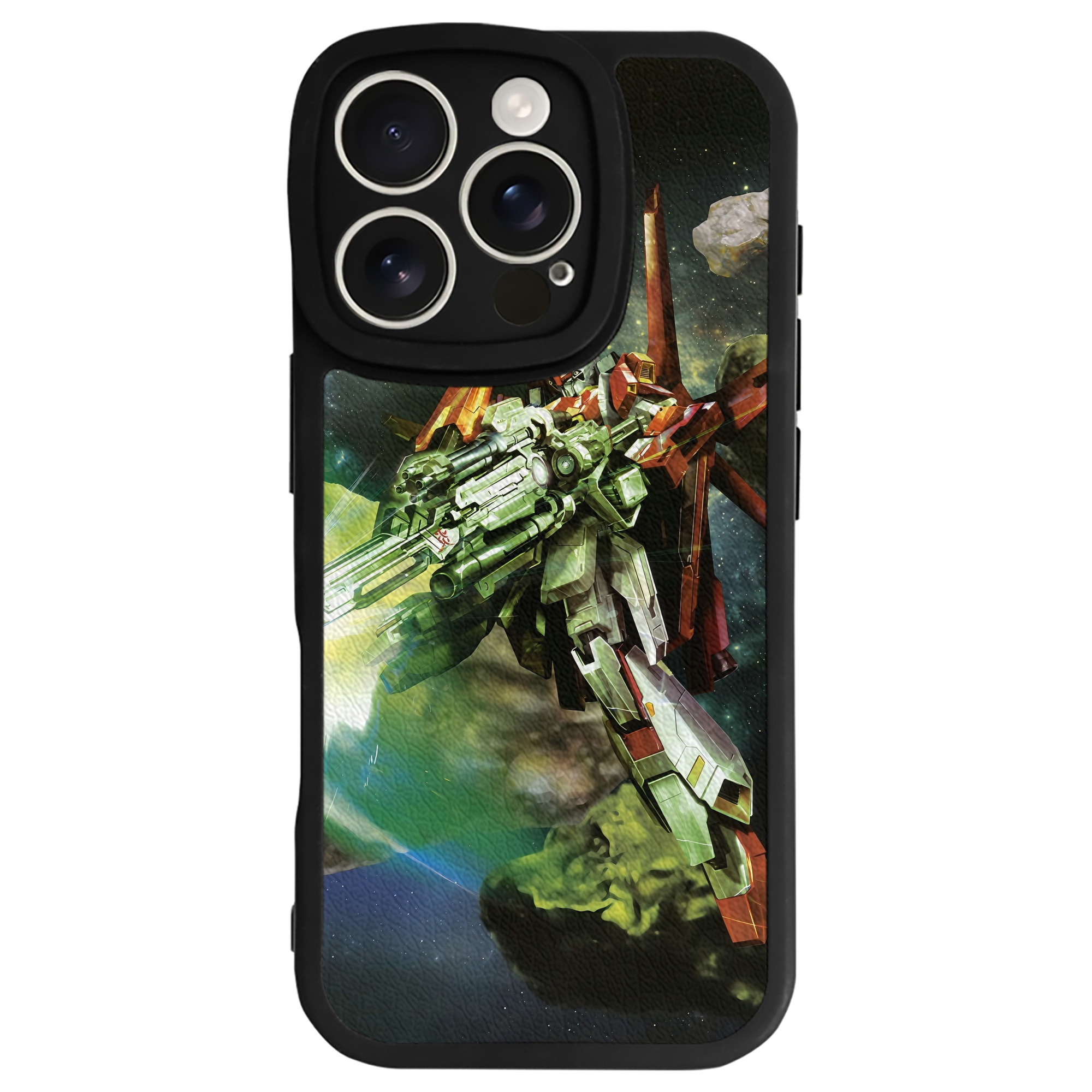 （画像用） 機動戦士ガンダム Mobile Suit Gundam 【iPhone 16シリーズ対応】シリコンスマホケース（レザー調） 材質：シリコン